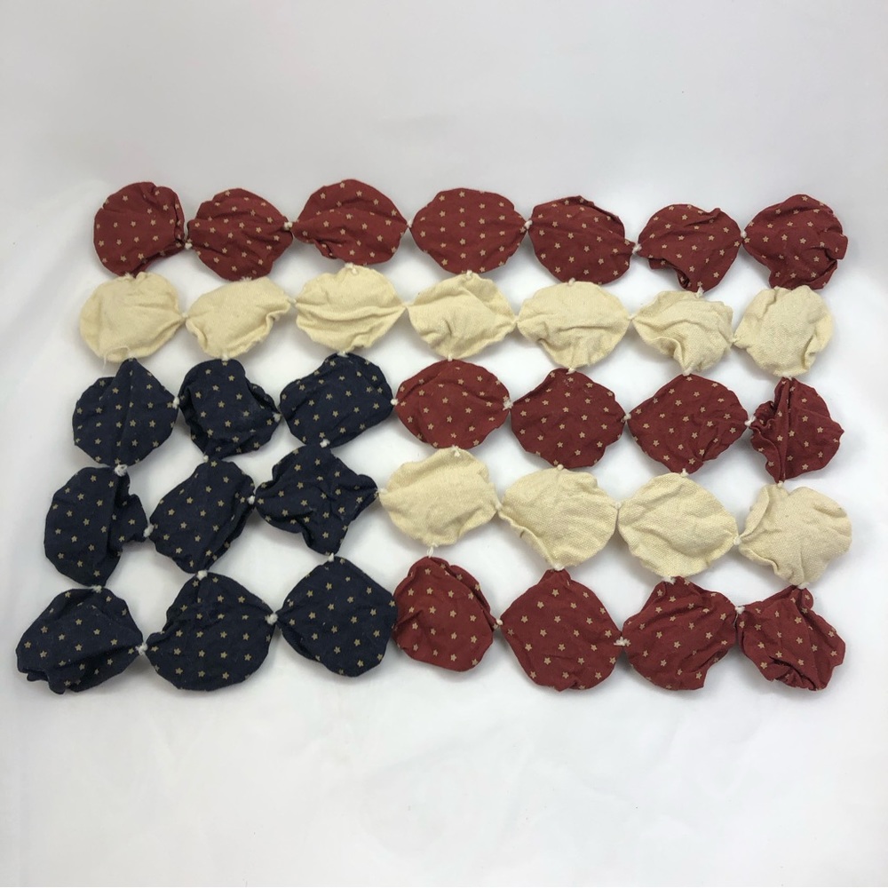 Hand made vintage sewn American flag - Picture 2 of 6